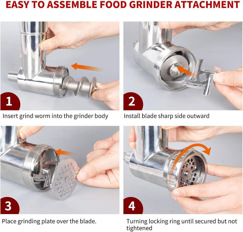 Metal Food Grinder Attachment