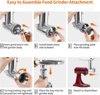 Metal Food Grinder Attachment