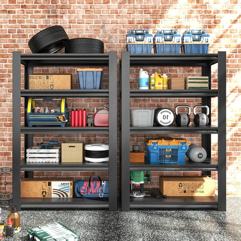 Metal Garage Storage Shelves 72"x35.4"x15.7"garage Shelving