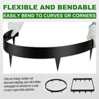 Metal Garden Edging 10 Panels 16CM X 8.4m