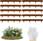 Metal Garden Edging 10 Panels 16CM X 8.4m