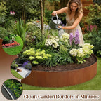 Metal Garden Edging 10 Panels 16CM X 8.4m