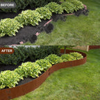 Metal Garden Edging 10 Panels 16CM X 8.4m