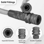 Metal Garden Hose Pipe Flexible Stainless Steel Water