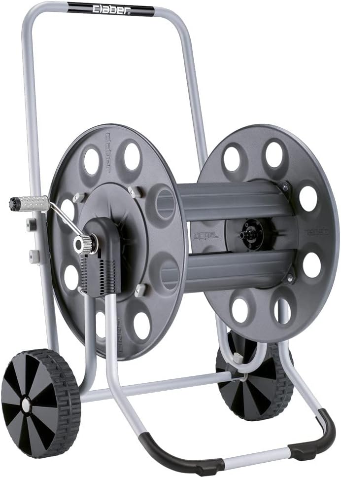 Metal Gemini Hose Reel with Frame and Drum