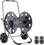 Metal Gemini Hose Reel with Frame and Drum