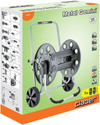 Metal Gemini Hose Reel with Frame and Drum