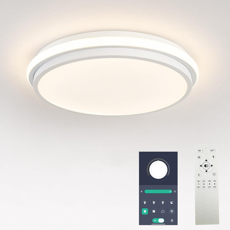 Metal LED Ceiling Light 65W Linear Lamp 6500K