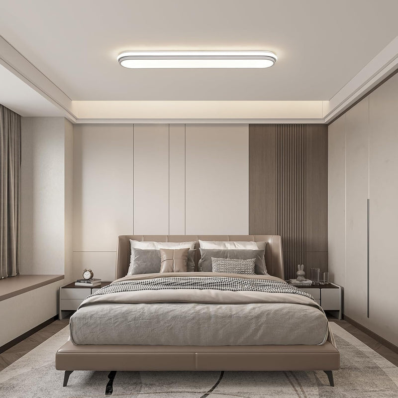 LED Ceiling Light Dimmable Modern Metal Linear