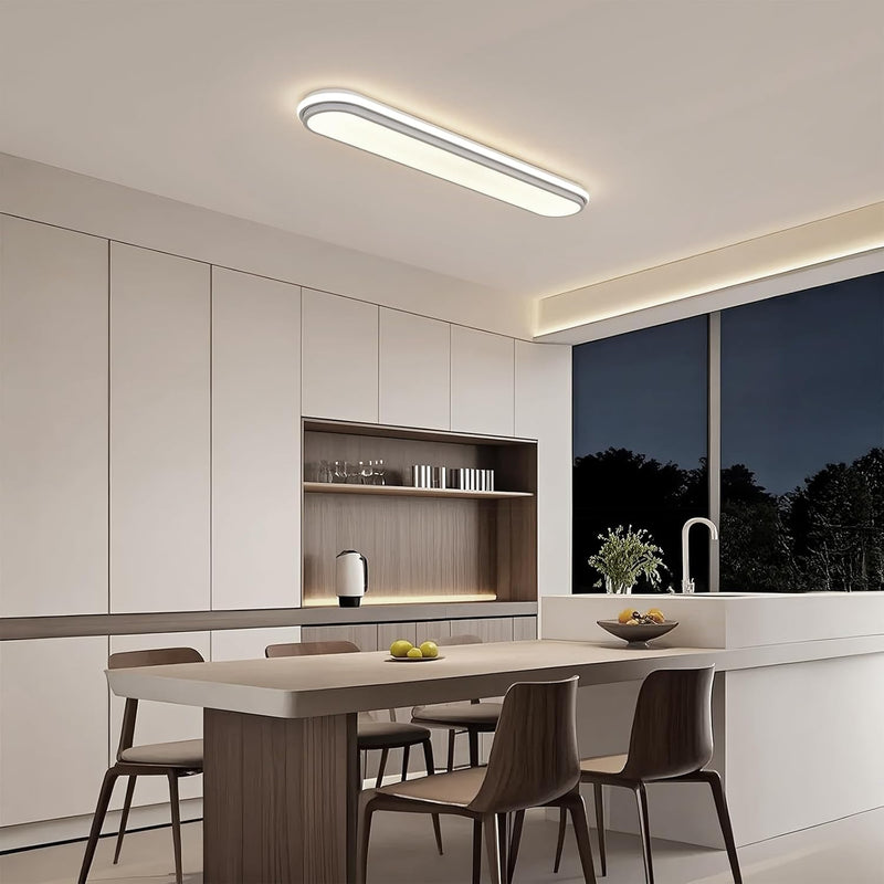 Metal LED Ceiling Light 65W Linear Lamp 6500K