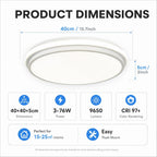 Metal LED Ceiling Light 65W Linear Lamp 6500K