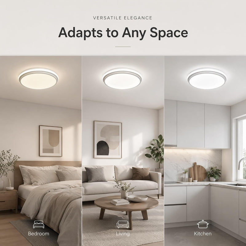 Metal LED Ceiling Light 65W Linear Lamp 6500K