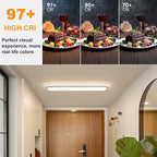 Metal LED Ceiling Light 65W Linear Lamp 6500K
