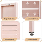 Metal Locker Storage Cabinet Accent Pantry with Doors
