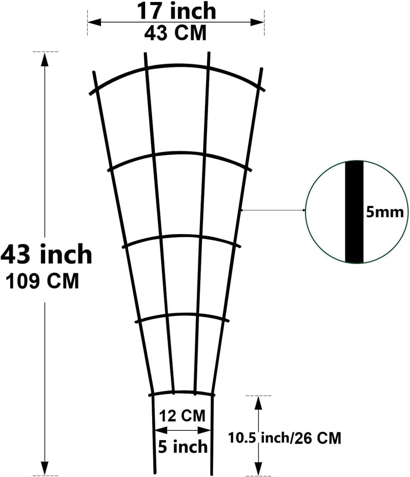 Metal Plant Trellis (4 Pack)