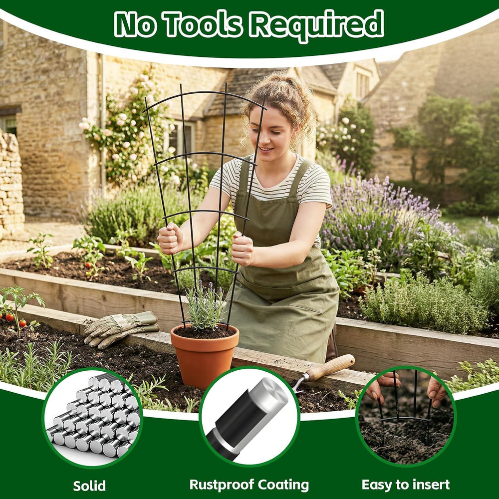 Metal Plant Trellis (4 Pack)