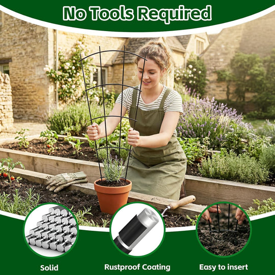 Metal Plant Trellis (4 Pack)