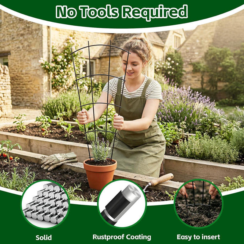 Metal Plant Trellis (4 Pack)