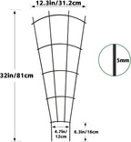 Metal Plant Trellis for Pots Garden Beds (4 Pack)