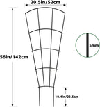 Metal Plant Trellis for Pots Garden Beds (4 Pack)