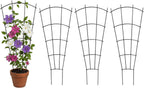 Metal Plant Trellis for Pots Garden Beds (4 Pack)