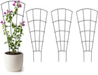 Metal Plant Trellis for Pots Garden Beds (4 Pack)