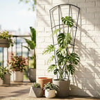Metal Plant Trellis for Pots Garden Beds (4 Pack)