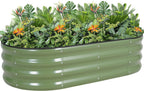 Metal Raised Garden Bed Kit 120x60x30CM (1Pack)