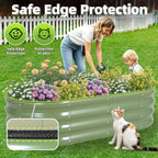 Metal Raised Garden Bed Kit 120x60x30CM (1Pack)
