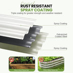 Metal Raised Garden Bed Kit 240x60x30CM (2Pack)