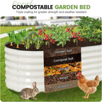 Metal Raised Garden Bed Kit 240x60x30CM (2Pack)