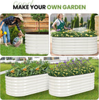 Metal Raised Garden Bed Kit 240x60x30CM (2Pack)