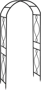 Metal Rose Arch Garden Arbour