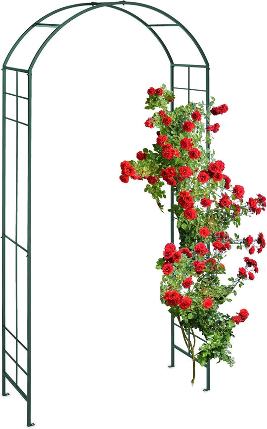 Metal Rose Arch Garden Arbour