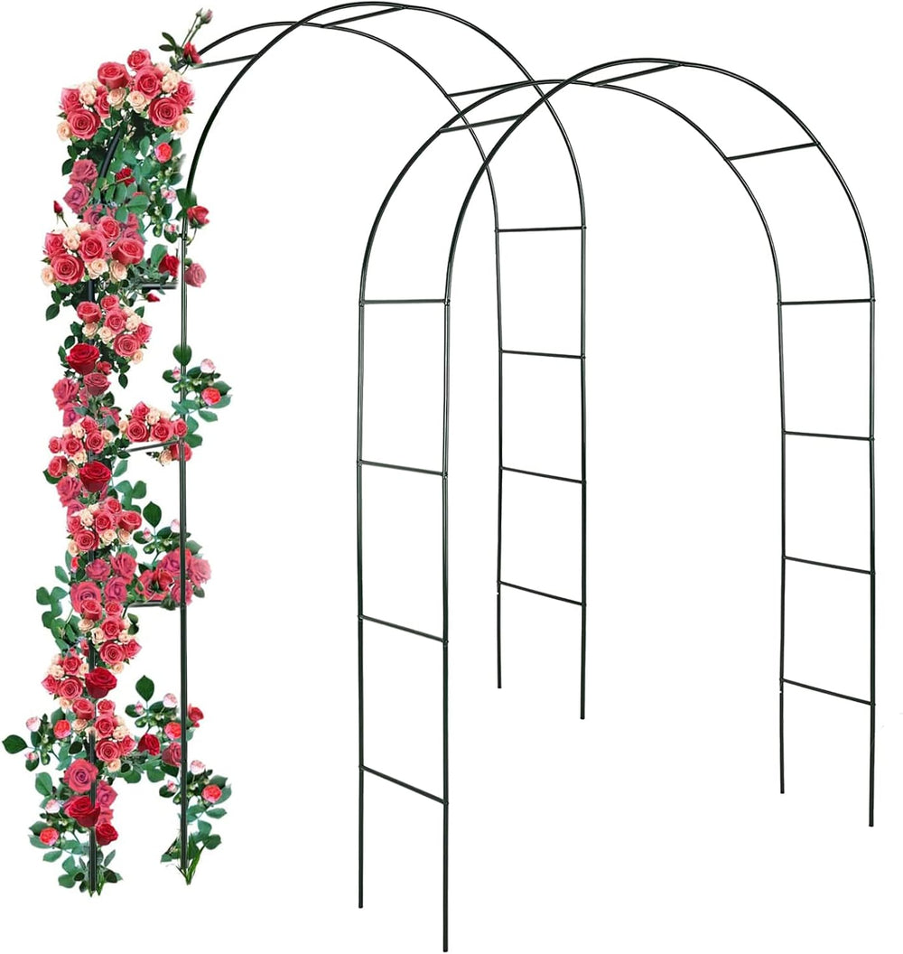 Metal Rose Arch Trellis Steel Frame Garden Flower