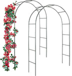 Metal Rose Arch Trellis Steel Frame Garden Flower