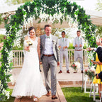 Metal Rose Arch Trellis Steel Frame Garden Flower