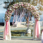 Metal Rose Arch Trellis Steel Frame Garden Flower