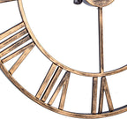 Metal Skeleton Wall Clock European Farmhouse Vintage