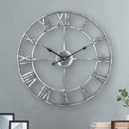 Metal Skeleton Wall Clock European Farmhouse Vintage