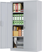 Metal Storage Cabinet 140x80x40CM