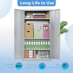 Metal Storage Cabinet 140x80x40CM