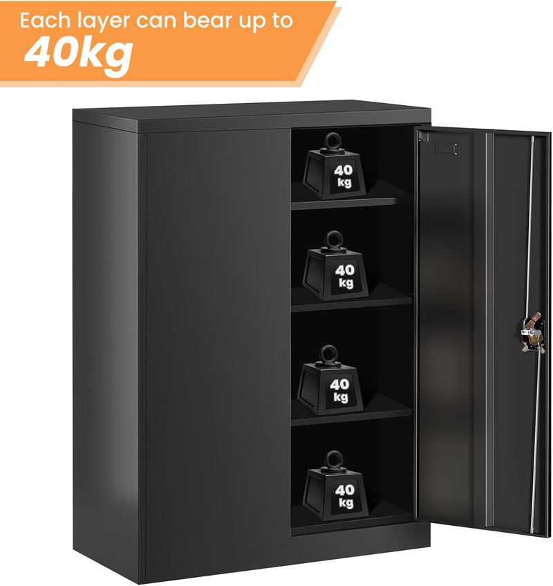 Frideko Lockable Metal Cupboard