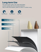 Metal Storage Cabinet Locking Garage 3-Tier Office