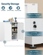 Metal Storage Cabinet Locking Garage 3-Tier Office