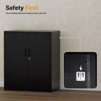 Metal Storage Cabinet Locking with Doors Shelves