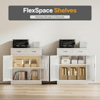 Metal Storage Cabinet Locking with Doors Shelves