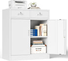 White & 2 Drawers