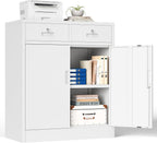 Metal Storage Cabinet Locking with Doors Shelves