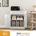 Metal Storage Cabinet Locking with Doors Shelves